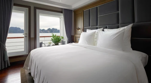 Cabine avec grand balcon