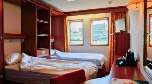 Double cabin on the main deck