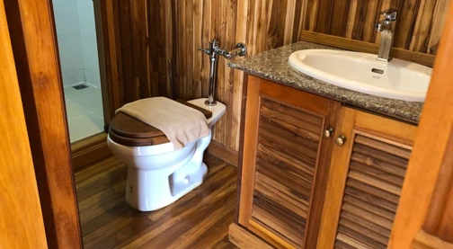 Cabine double sur le pont principal