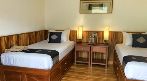 Cabine double sur le pont principal