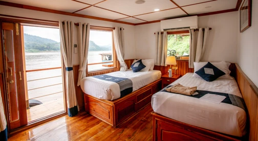 Cabine double sur le pont principal