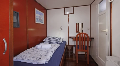 Single cabin - Main deck - Single bed