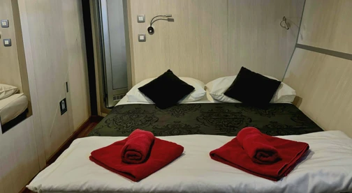 Dreifachkabine - Unteres Deck