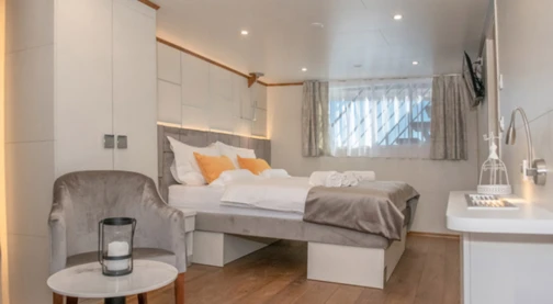 Cabine double - Grand lit - Pont panorama