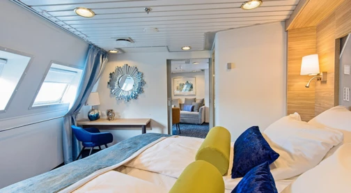 Minisuite für vier Reisende - Oberdeck