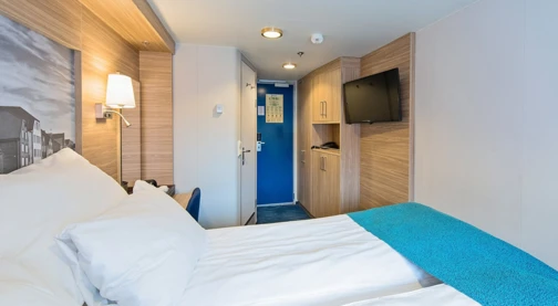 Außenkabine - Oberes oder mittleres Deck