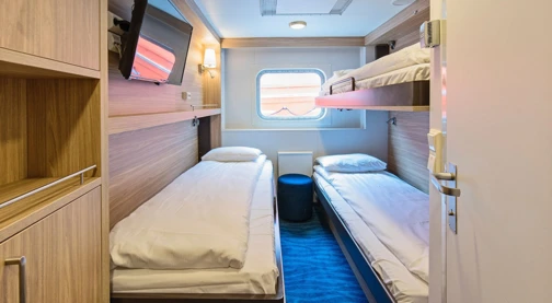 Außenkabine für drei Reisende - Oberdeck