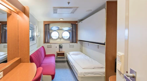 Außenkabine für drei Reisende - Unteres Deck