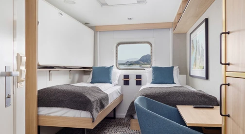 Außenkabine für drei Reisende - Mitteldeck