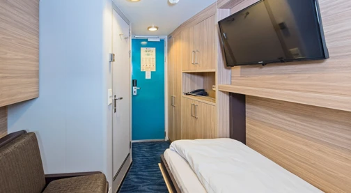 Dreifache Außenkabine - Mitteldeck