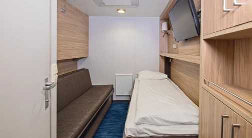 Dreifache Innenkabine - Oberdeck