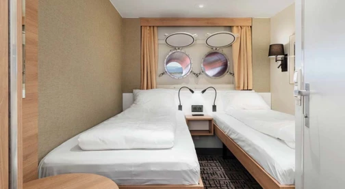 Außenkabine - Mittleres oder unteres Deck