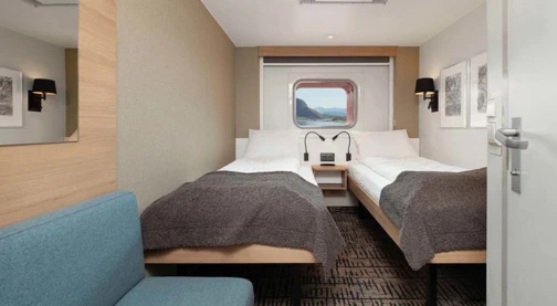 Außenkabine Charme – Mitteldeck