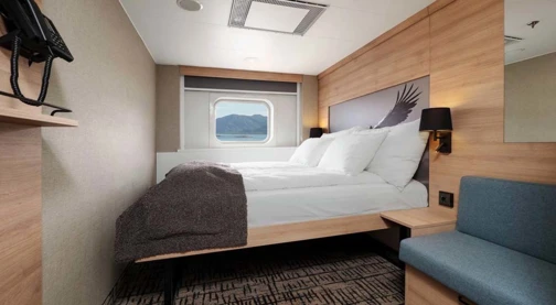 Helle Außenkabine – Mitteldeck