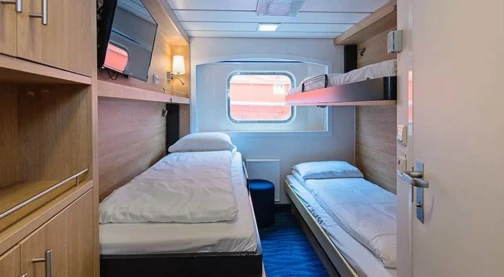 Dreibett-Außenkabine – Mitteldeck