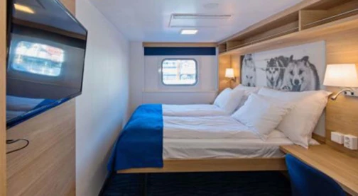 Elegante Außenkabine – Oberdeck