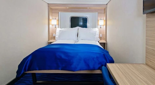 Entspannende Außenkabine – Mitteldeck