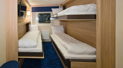 Dreibett-Außenkabine – Mitteldeck