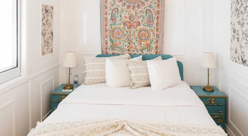 Cabin with double bed