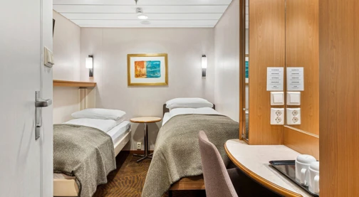 Innenkabine - Oberes und mittleres Deck