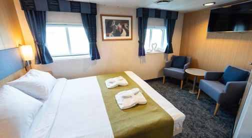 Cabine double supérieure