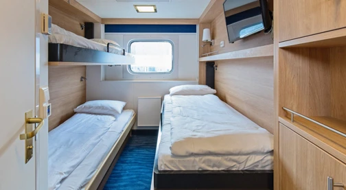 Dreifachkabine - Oberdeck