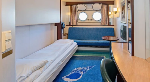 Dreifachkabine - Unteres Deck