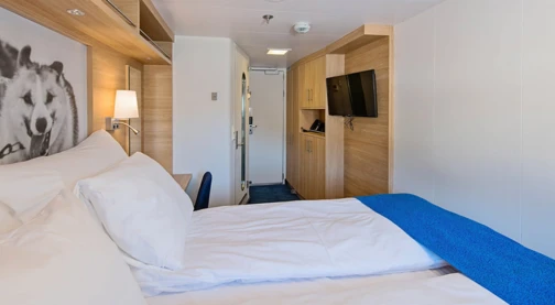 Doppelkabine außen - Ober- oder Mitteldecks