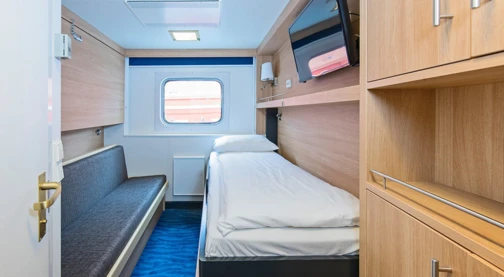 Dreifachkabine außen - Oberdeck