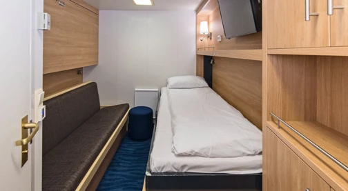 Dreifachkabine innen - Oberdeck