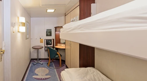 Einzelkabine - Unteres Deck