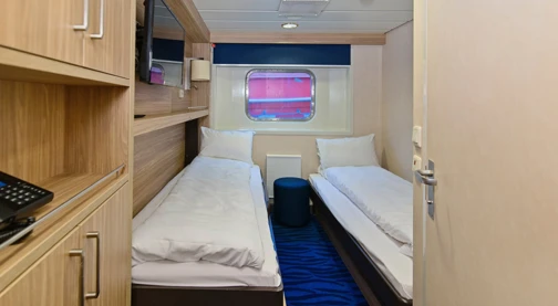 Cabine double - Ponts supérieurs ou intermédiaires