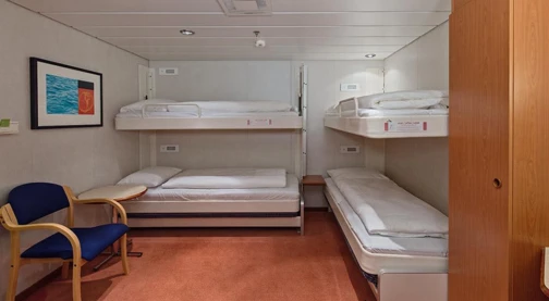 Cabina quadrupla - Ponte inferiore