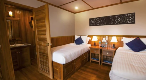 Cabine deluxe baie vitrée - Pont supérieur