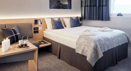 Cabina Superior accessibile con vista mare