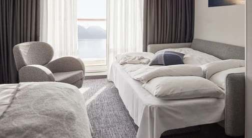 Zugängliche Deluxe-Kabine mit Balkon