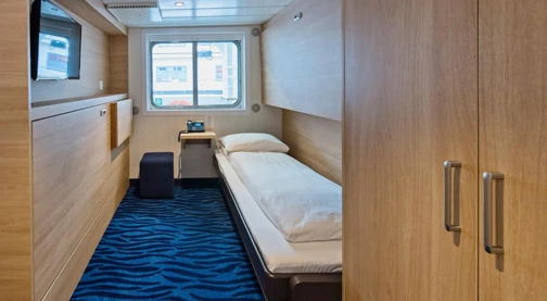 Cabine extérieure triple - Pont supérieur