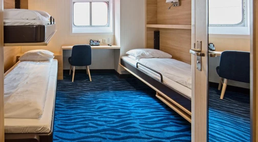 Cabine extérieure triple - Pont inférieur