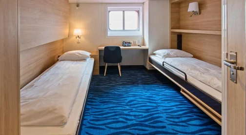 Cabine extérieure triple - Pont inférieur