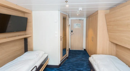 Cabine extérieure triple - Pont inférieur