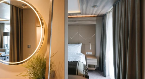 Large suite with balcony - Upper deck