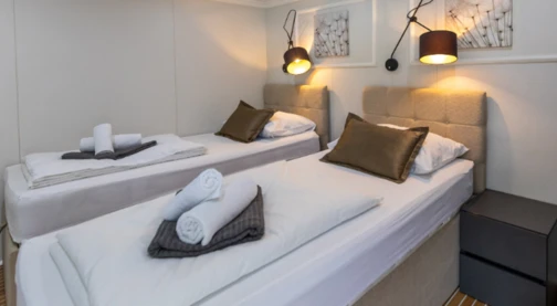 Doppelkabine - Unteres Deck