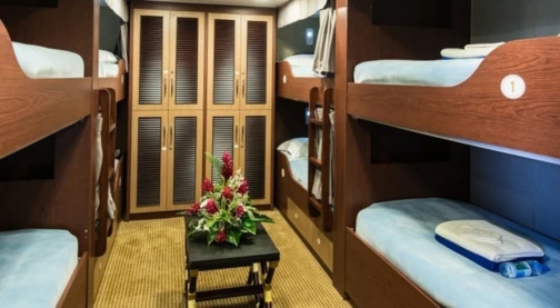 Schlafsaal – Klasse C - Oberdeck