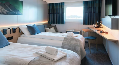 Superior Twin Cabin mit Meerblick