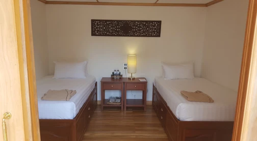 Cabine double sur le pont principal