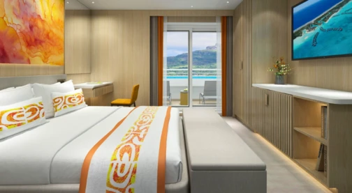 Suite junior con balcón - Cubierta de embarcaciones, Cubierta de piscina