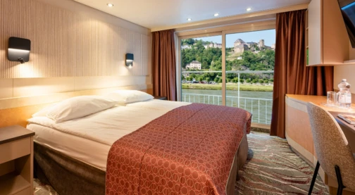 Cabina doble con balcón – Cubierta superior trasera