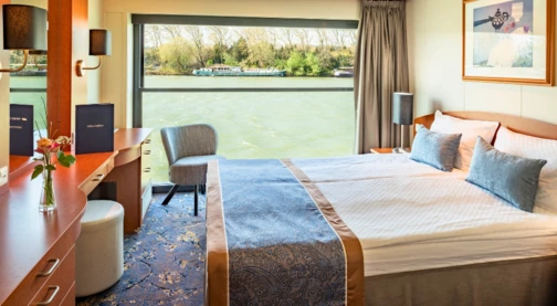 Doppelkabine mit Balkon – Oberdeck achtern