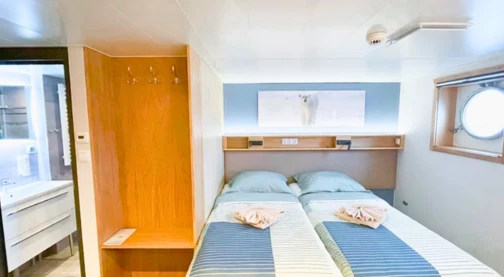 Cabine double supérieure