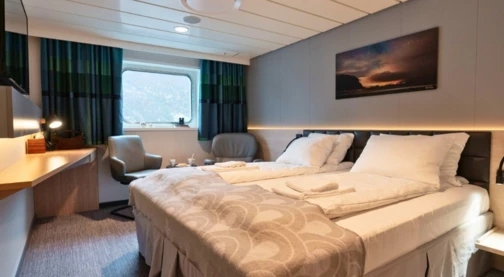 Cabina Superior King con vista mare